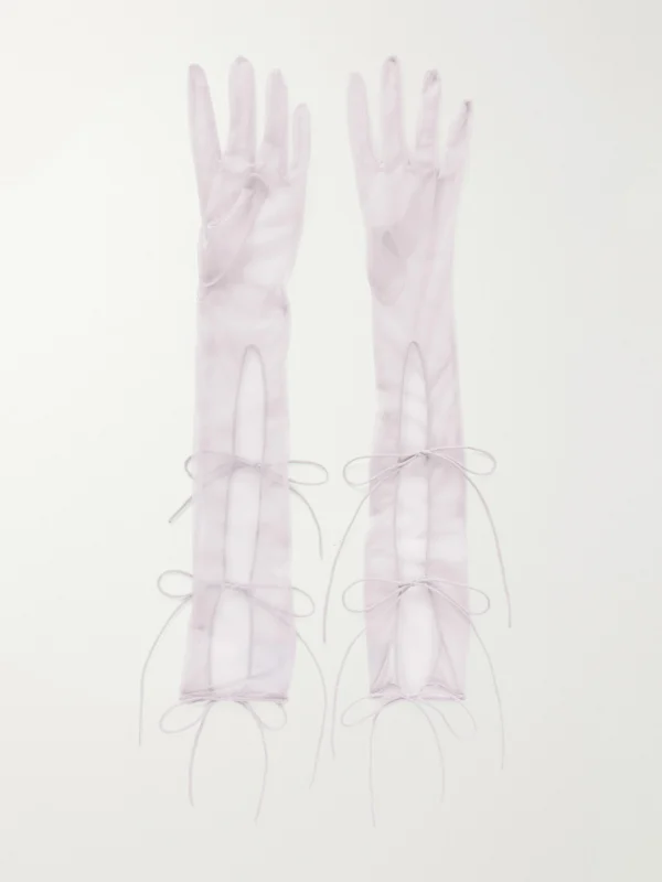 Pauline Dujancourt Flora Tulle Gloves