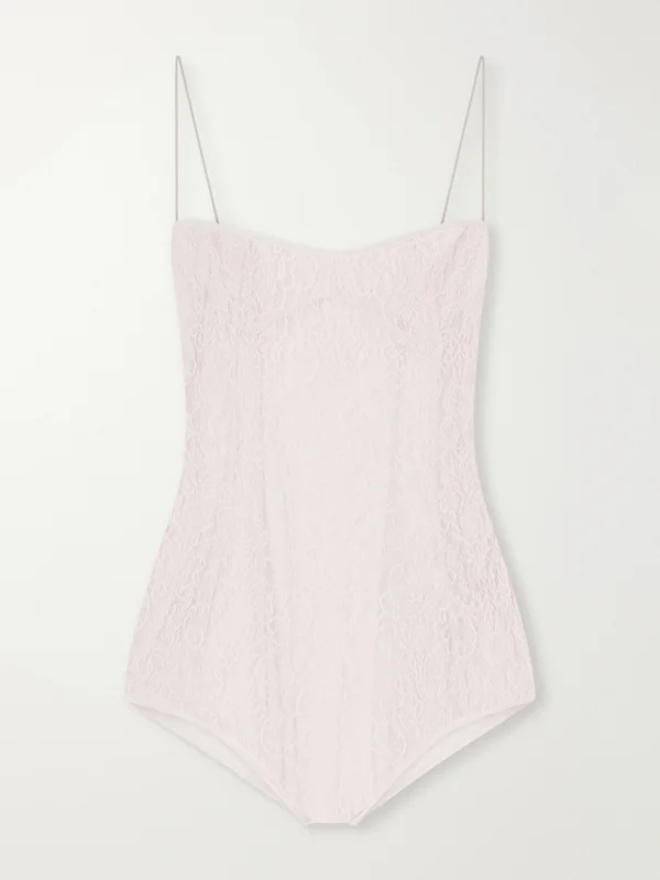Pauline Dujancourt Liqaa Lace Bodysuit