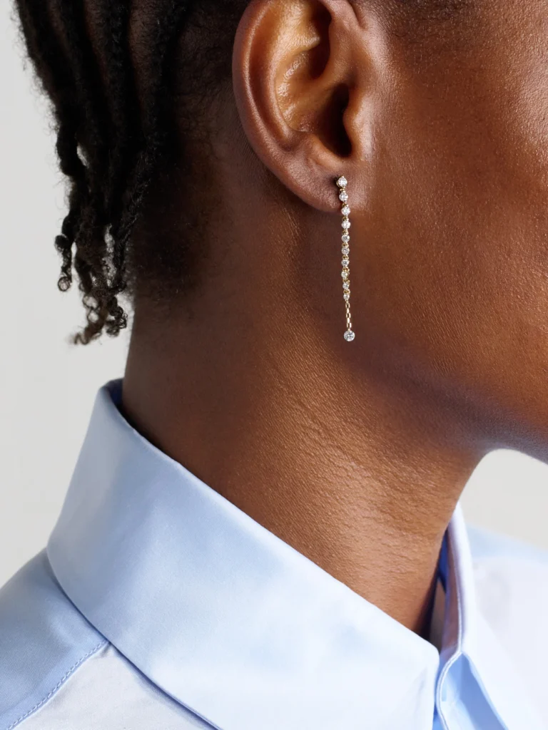Persée 18-karat Gold Diamond Earrings