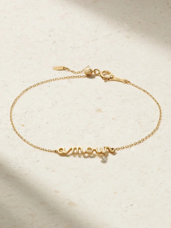 Persée Amour 18-karat Gold Diamond Bracelet