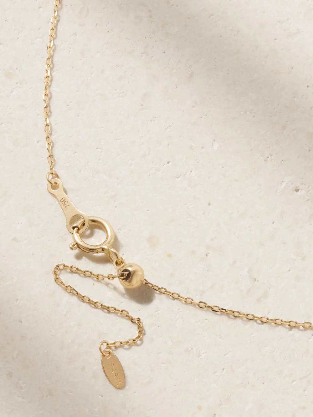 Back view of the Persée Astrology 18-karat Gold Diamond Necklace