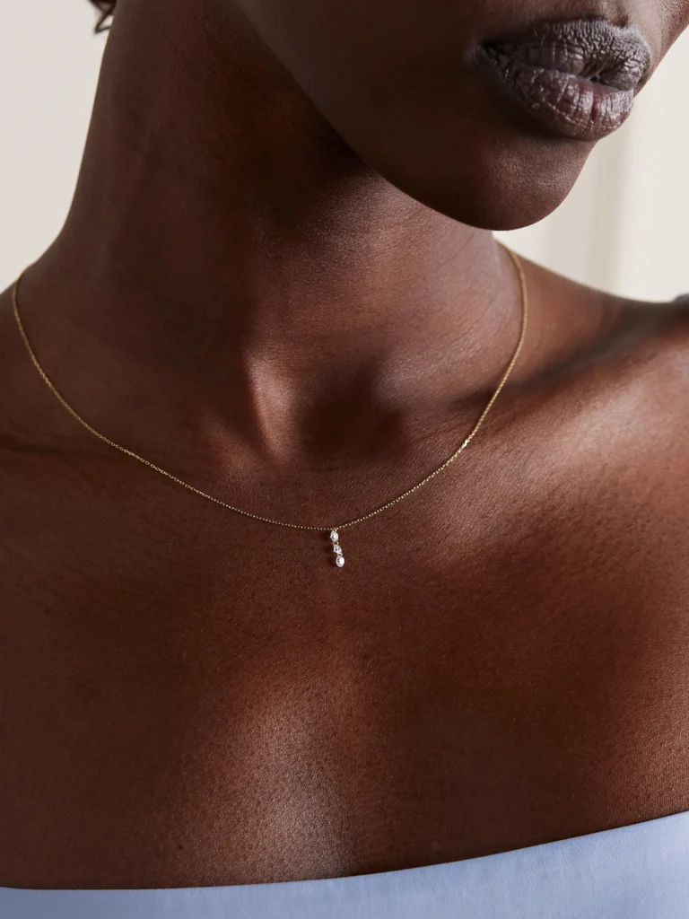 Persée Danaé 18-karat Gold Diamond Necklace