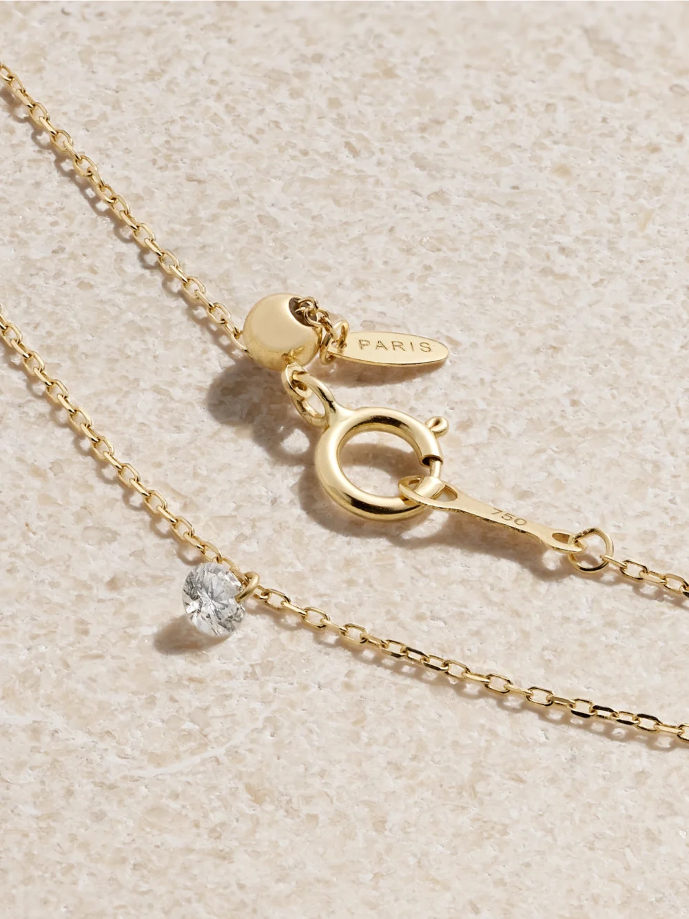 Back view of the Persée Danaé Gold Diamond Bracelet