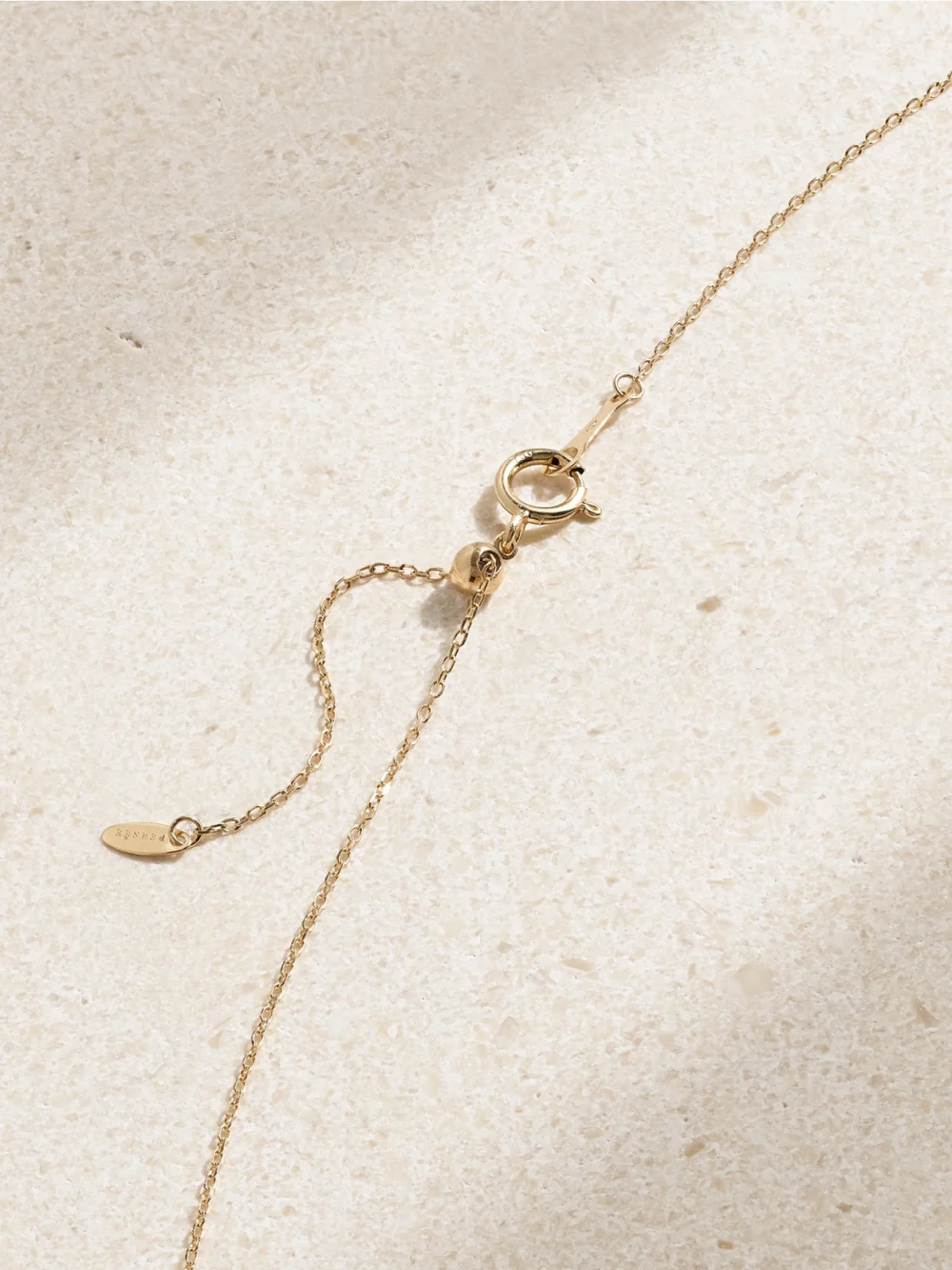 Back view of the Persée Hand of Fatima 18-karat Gold Diamond Necklace
