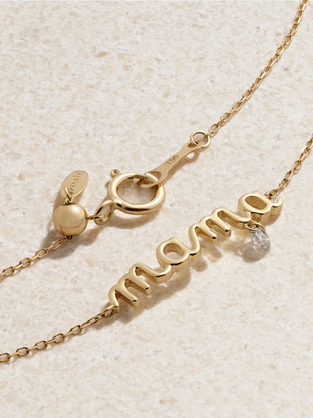 Back view of the Persée Mama 18-karat Gold Diamond Bracelet