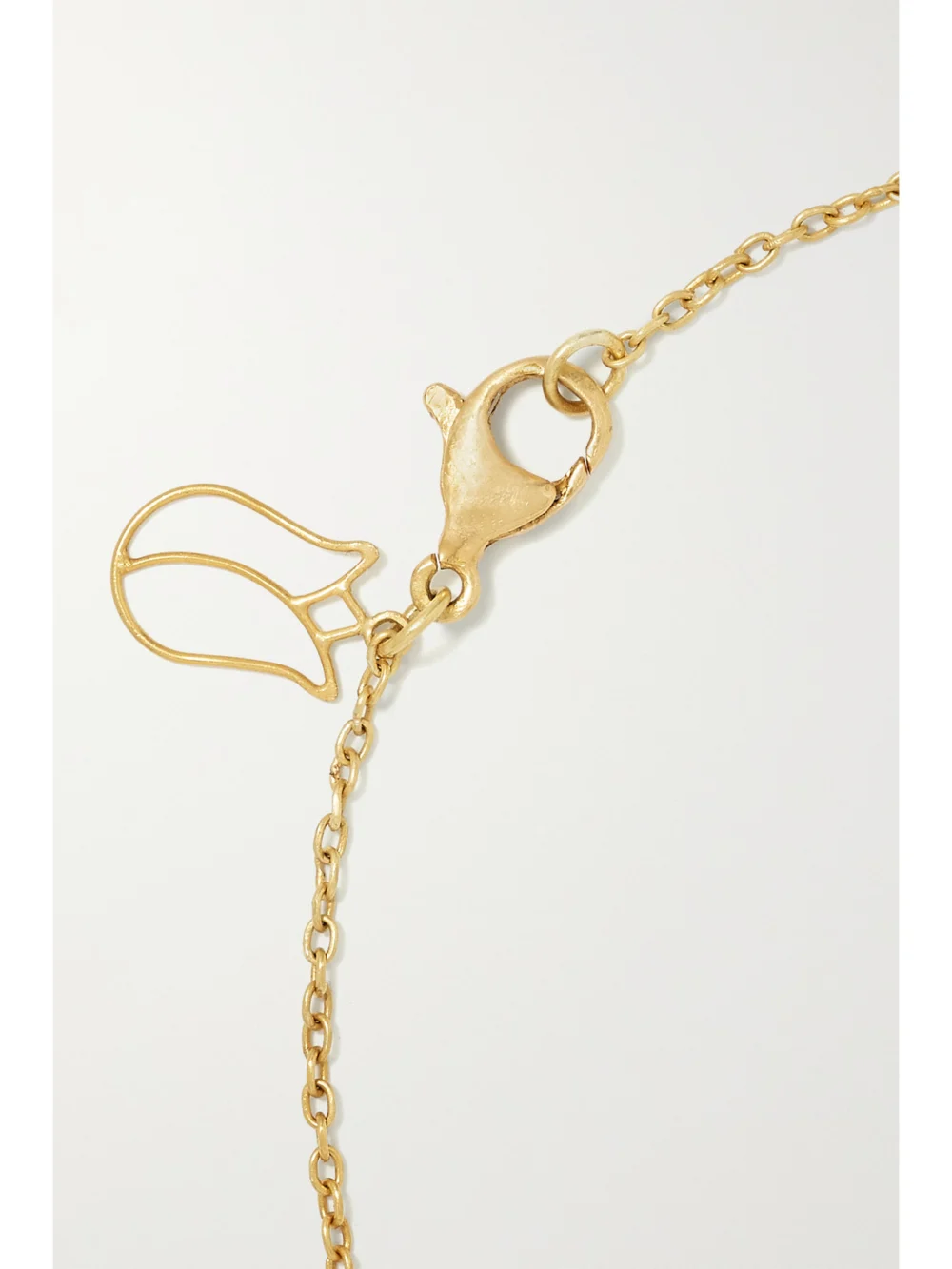 Back view of the Pippa Small 18-karat Gold Bracelet