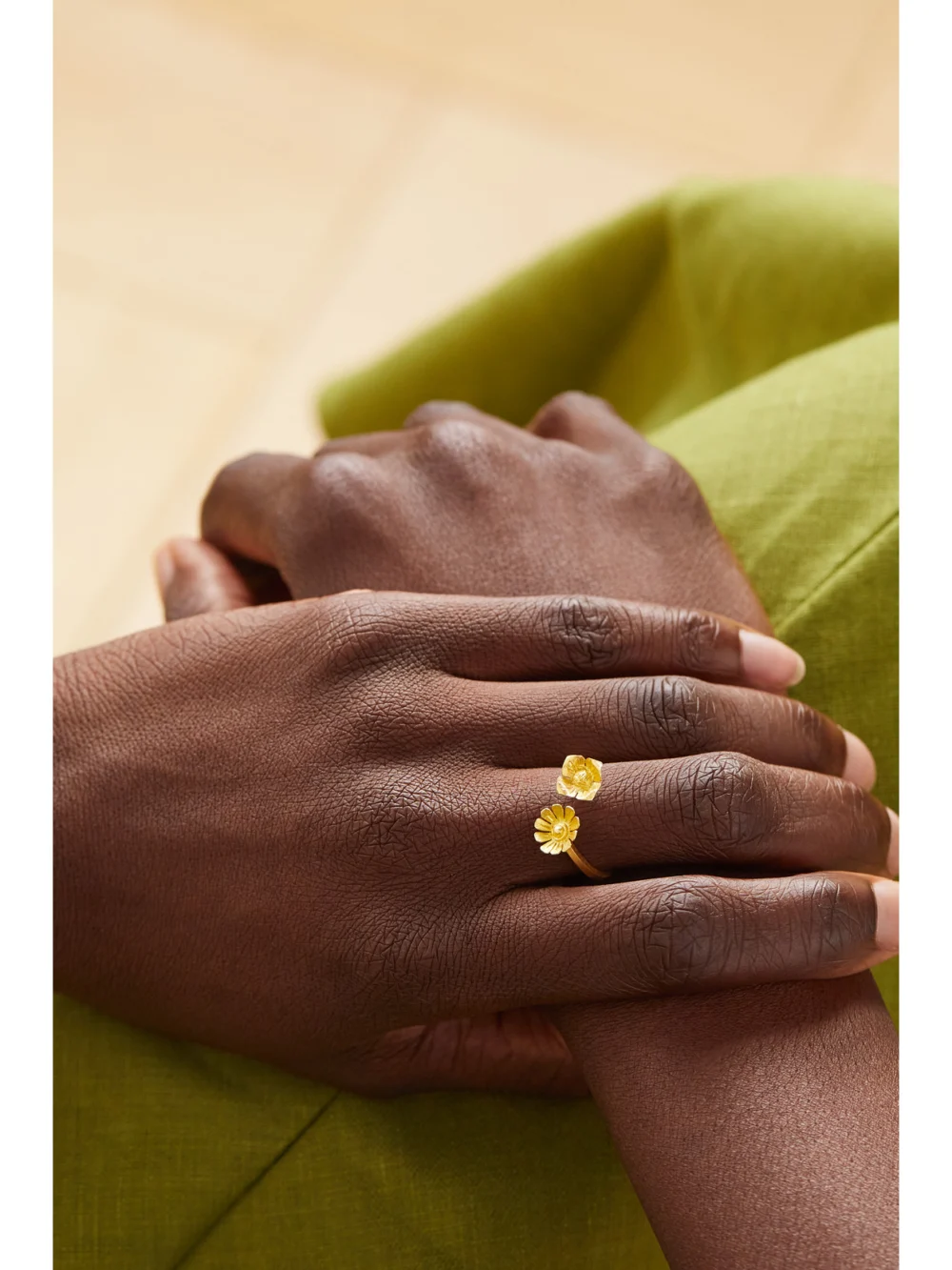 Pippa Small 18-karat Gold Ring, styled view