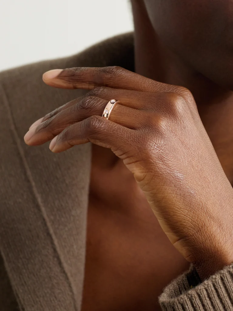 Pomellato Iconica Extra Slim 18-karat Rose Gold Diamond Ring