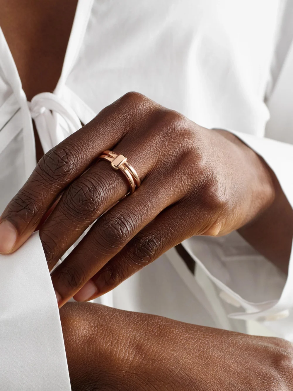 Pomellato Together 18-karat Rose Gold Ring, styled view