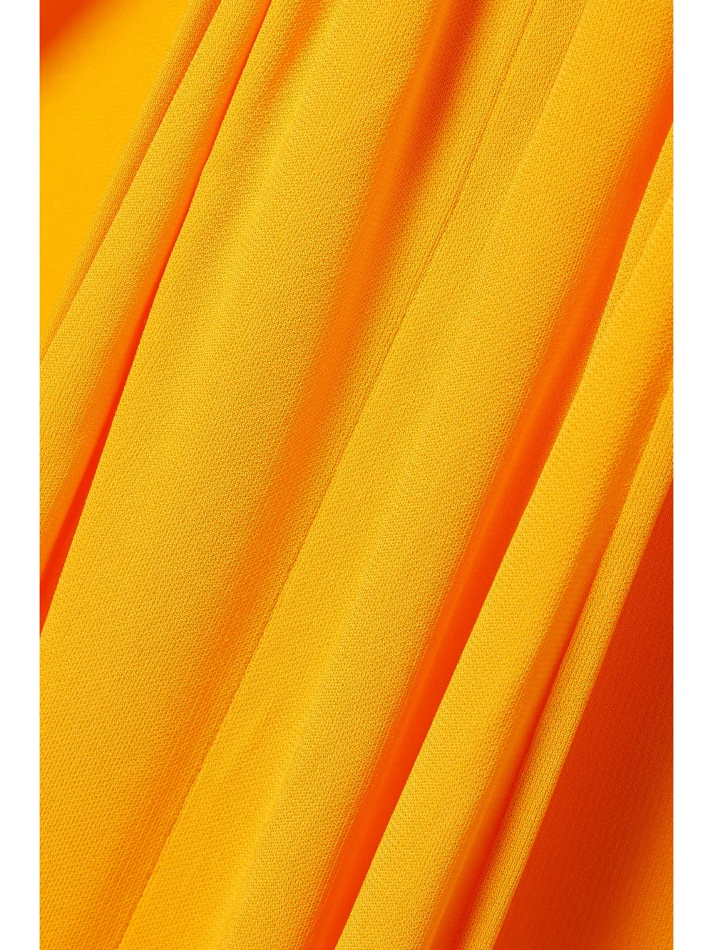 Close-up detail of the Proenza Schouler Cape-effect Gathered Jersey Maxi Dress