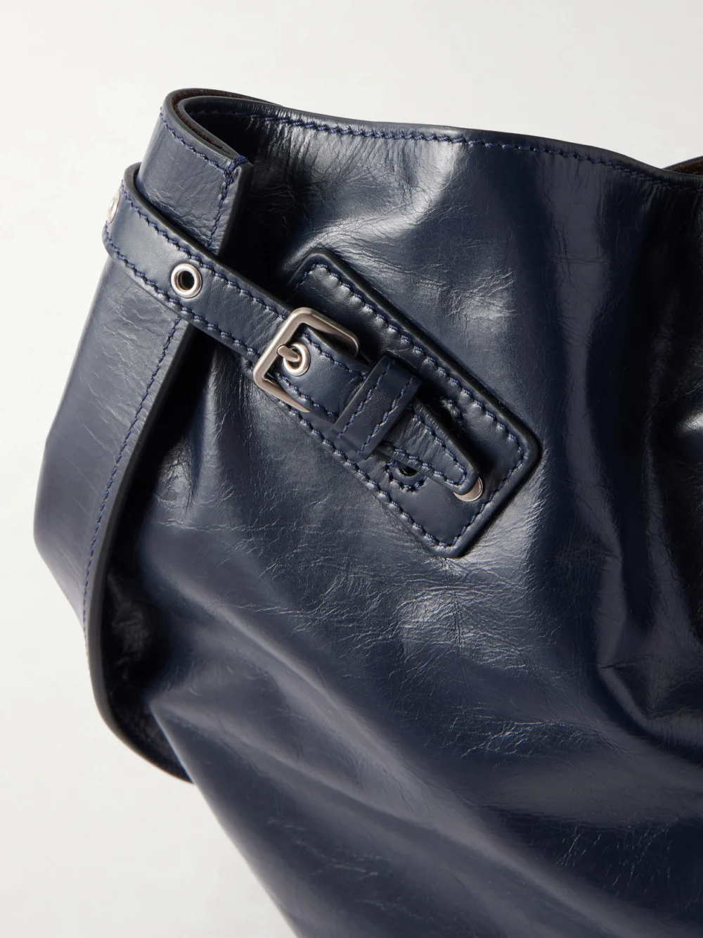 Close-up detail of the Proenza Schouler Days Leather Tote