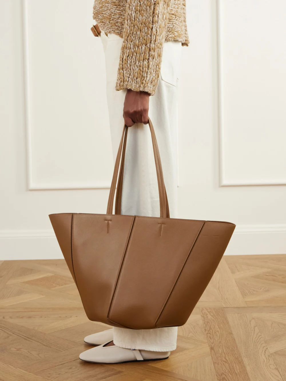 Proenza Schouler Hex Leather Tote, styled view