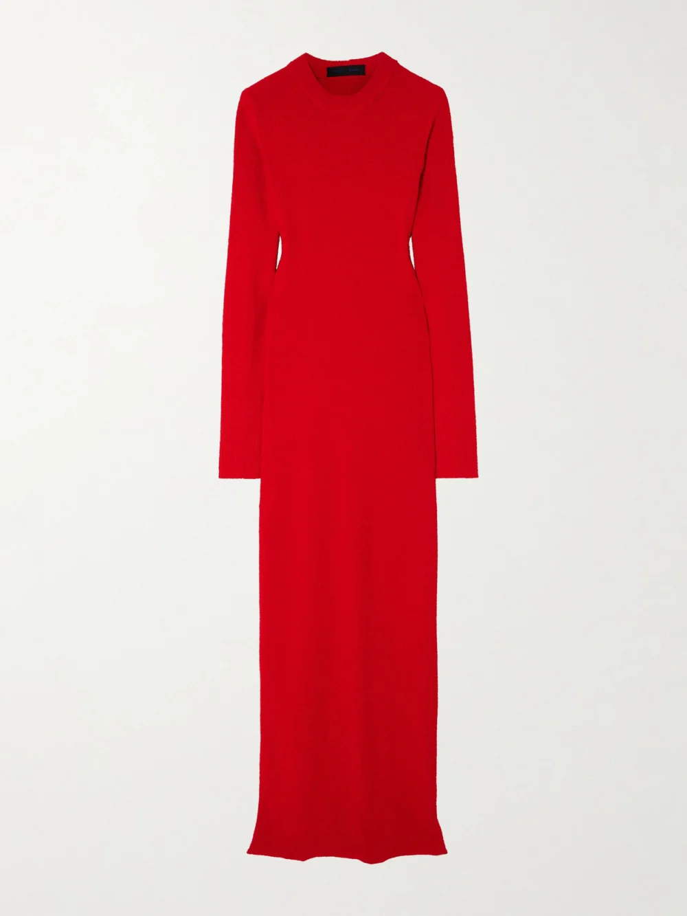 Proenza Schouler Lara Convertible Cutout Bouclé Maxi Dress in red