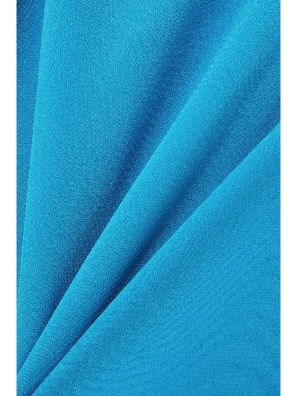 Close-up detail of the Proenza Schouler Open-back Draped Crepe Maxi Dress
