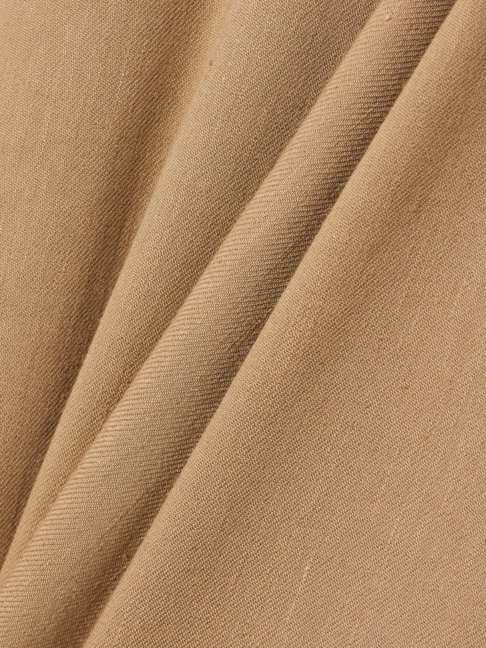 Close-up detail of the Proenza Schouler Ruby Linen-blend Maxi Dress
