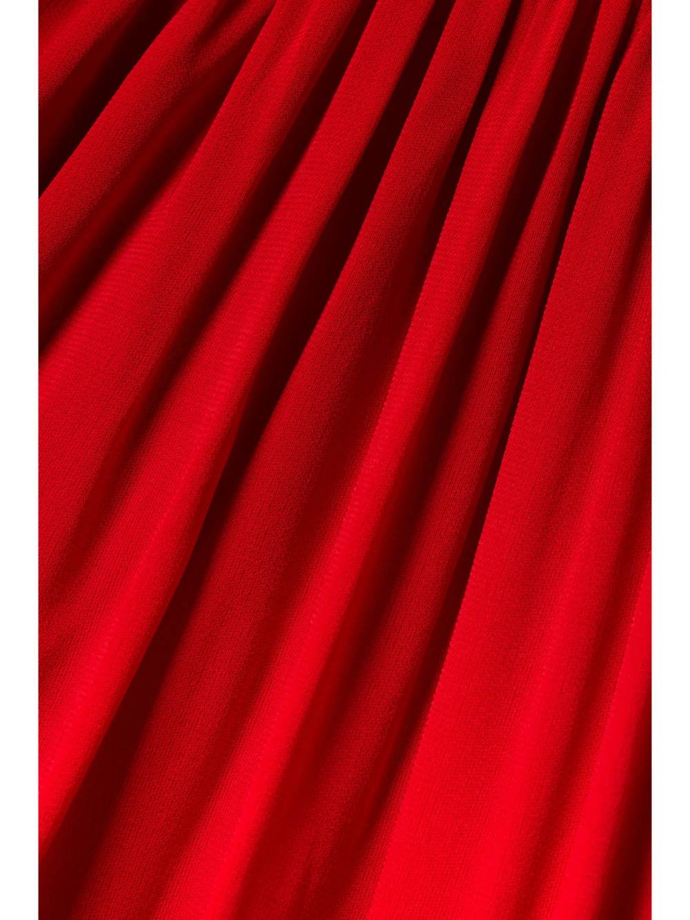 Close-up detail of the Proenza Schouler Wrap-effect Jersey Maxi Dress