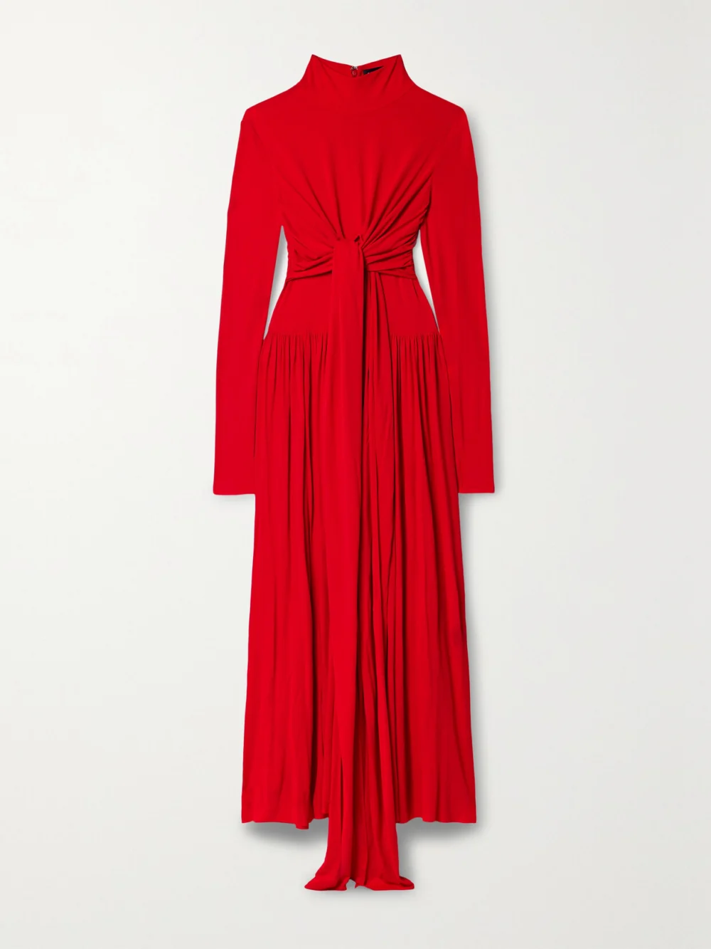 Proenza Schouler Wrap-effect Jersey Maxi Dress in red