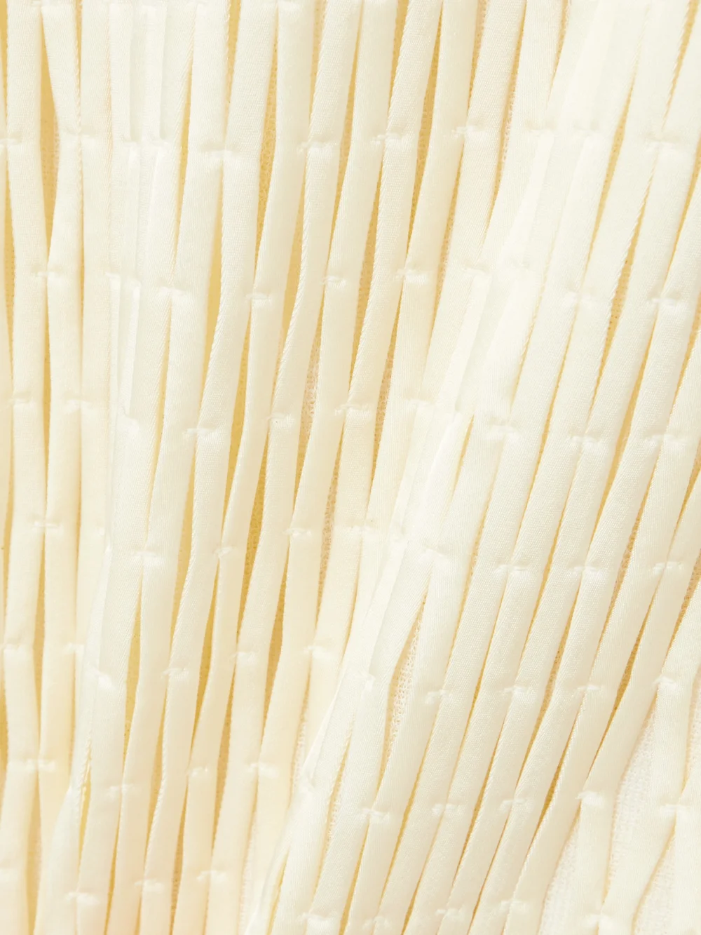 Close-up detail of the Proenza Schouler Zora Fringed Mesh Halterneck Midi Dress