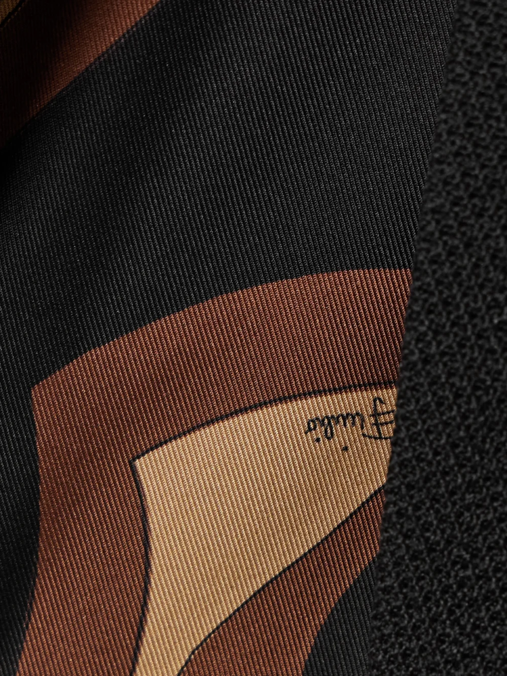 Close-up detail of the Pucci Buckled Wool Mini Skirt