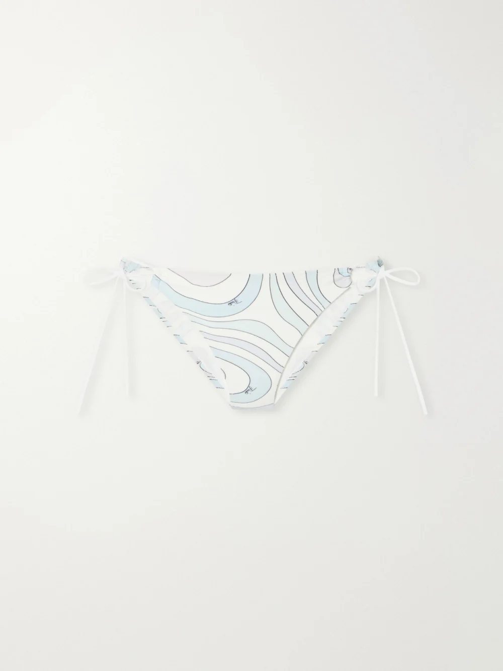Pucci Printed Bikini Briefs in light blue