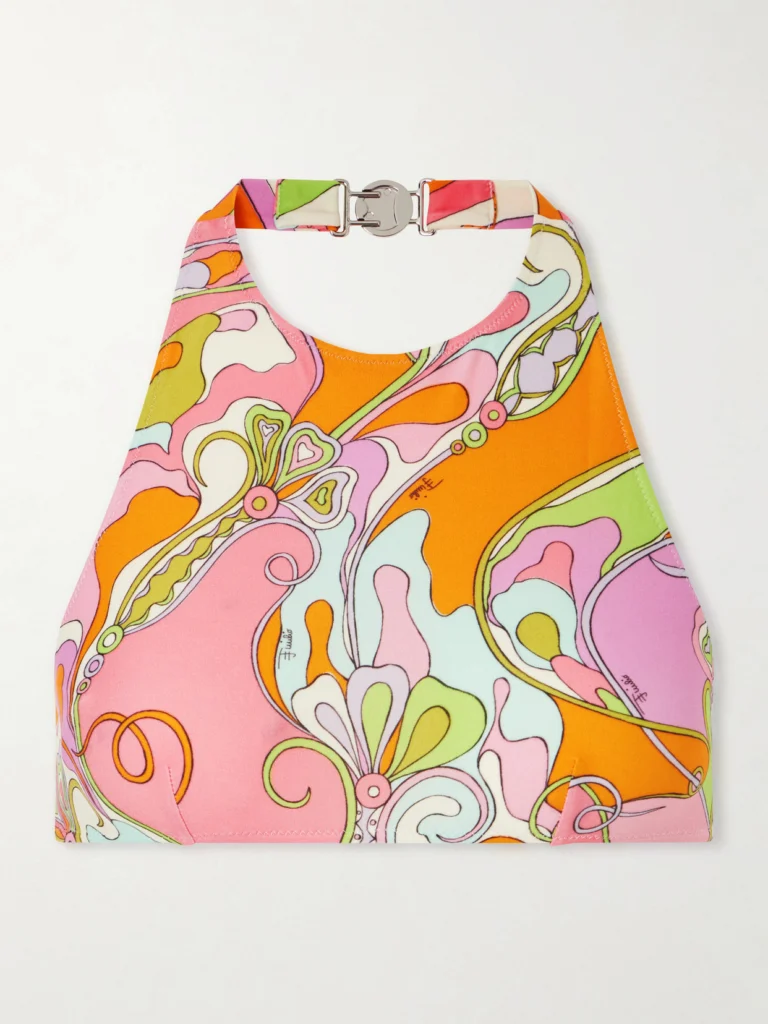 Pucci Printed Halterneck Bikini