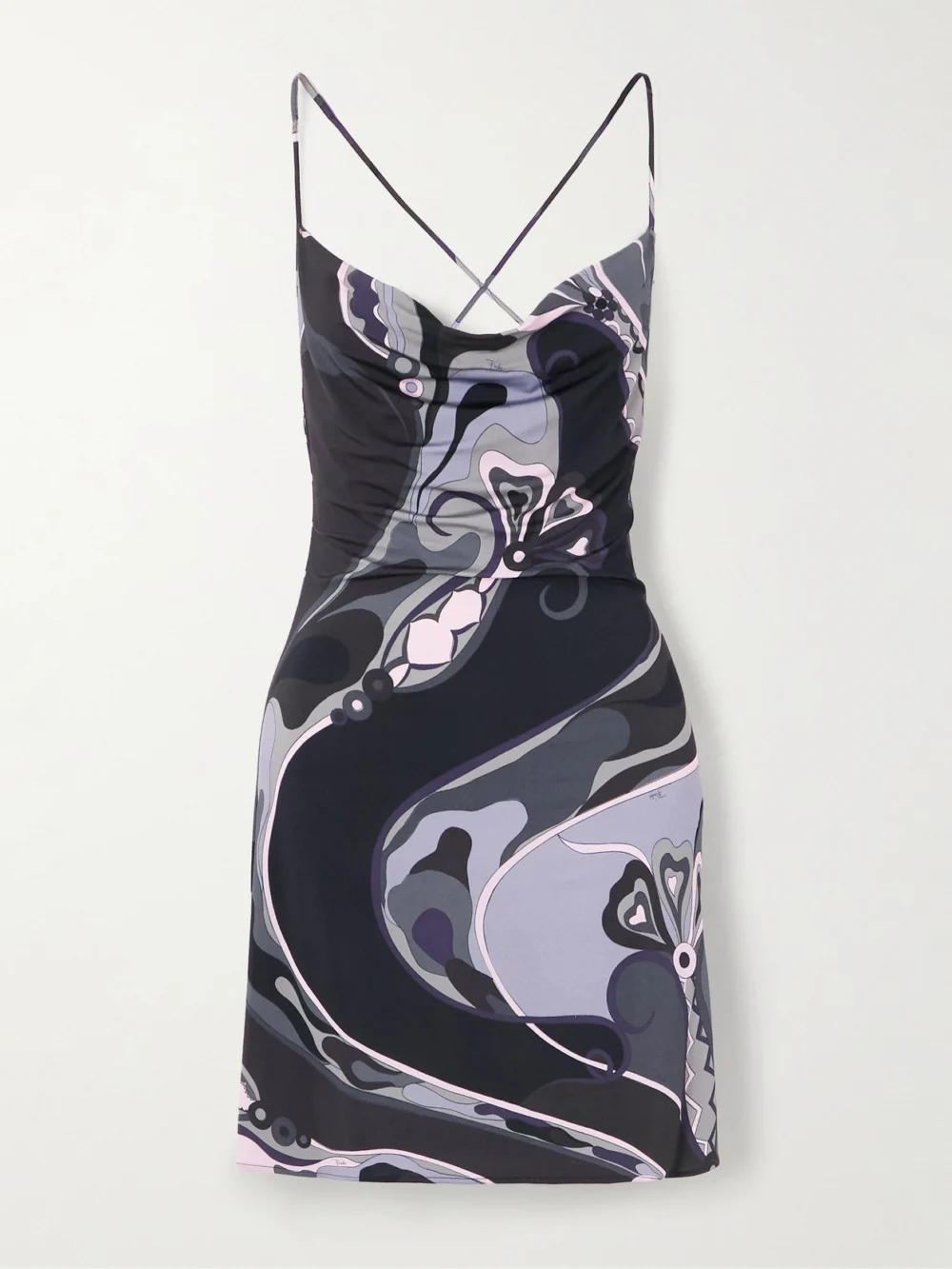 Pucci Printed Satin-jersey Mini Dress in multi