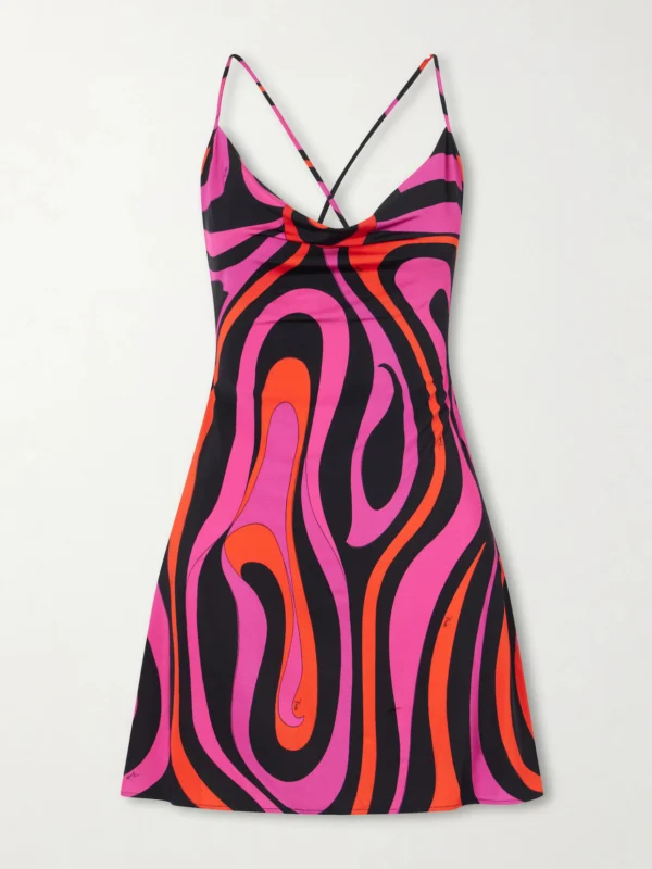 Pucci Printed Stretch-jersey Mini Dress