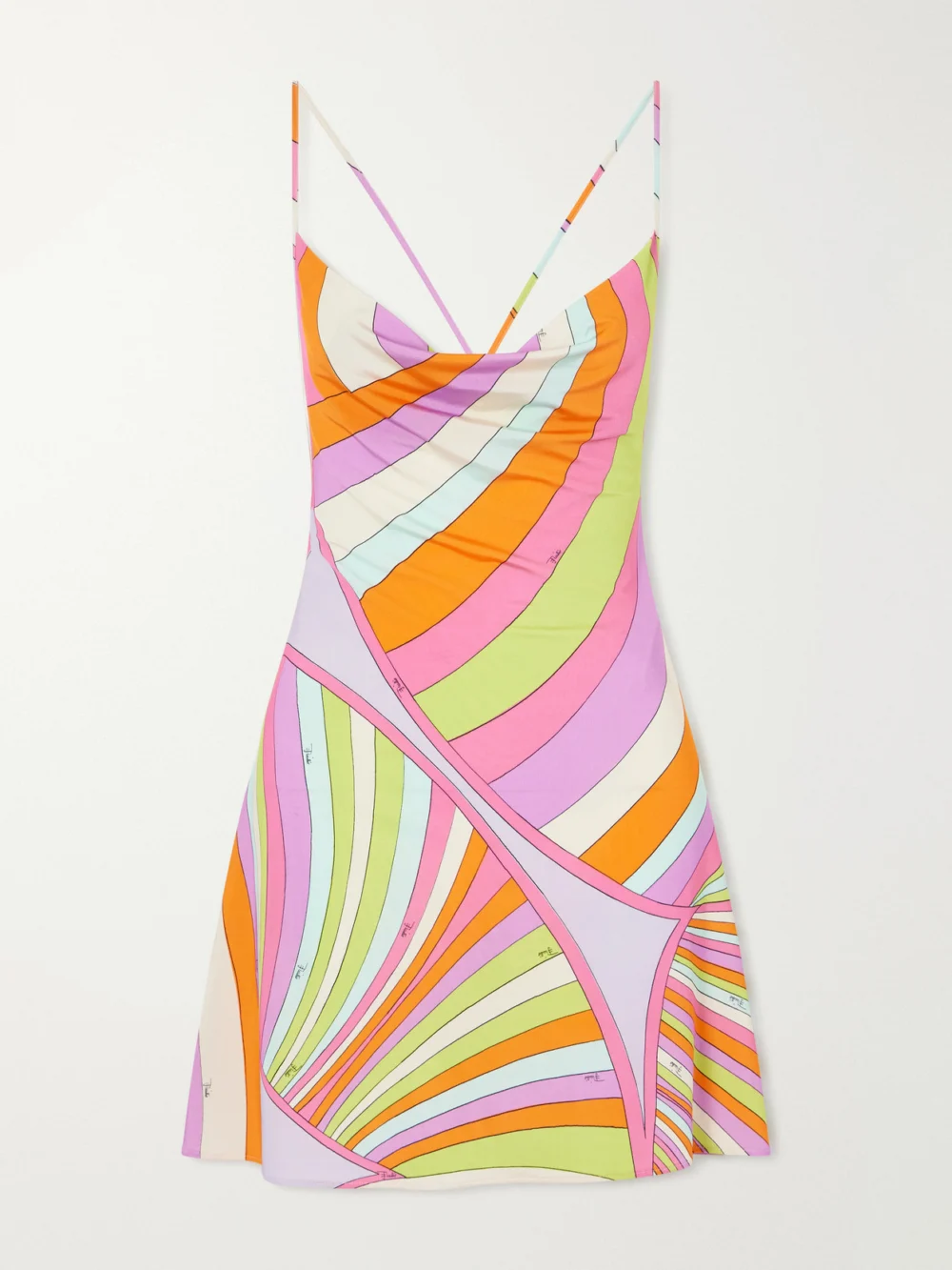 Pucci Printed Stretch-jersey Mini Dress in multi