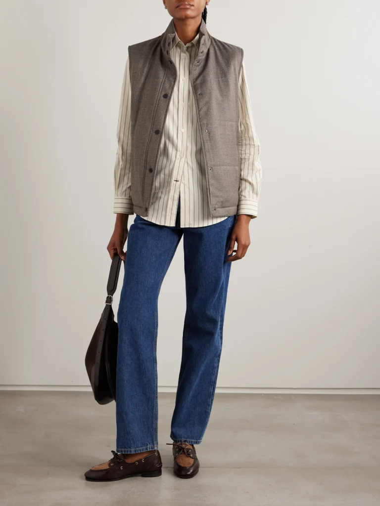 Purdey Striped Cotton and Silk-blend Shirt