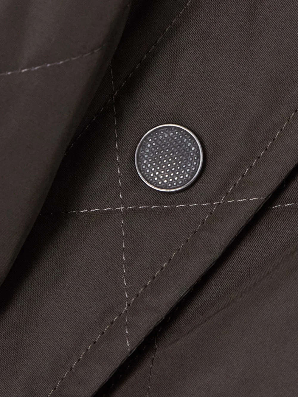 Close-up detail of the Purdey Winchester Corduroy-trimmed Quilted Shell Jacket