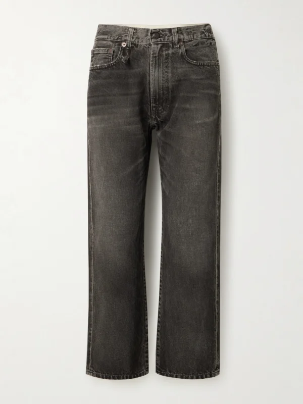 R13 Boyfriend Low-rise Wide-leg Jeans