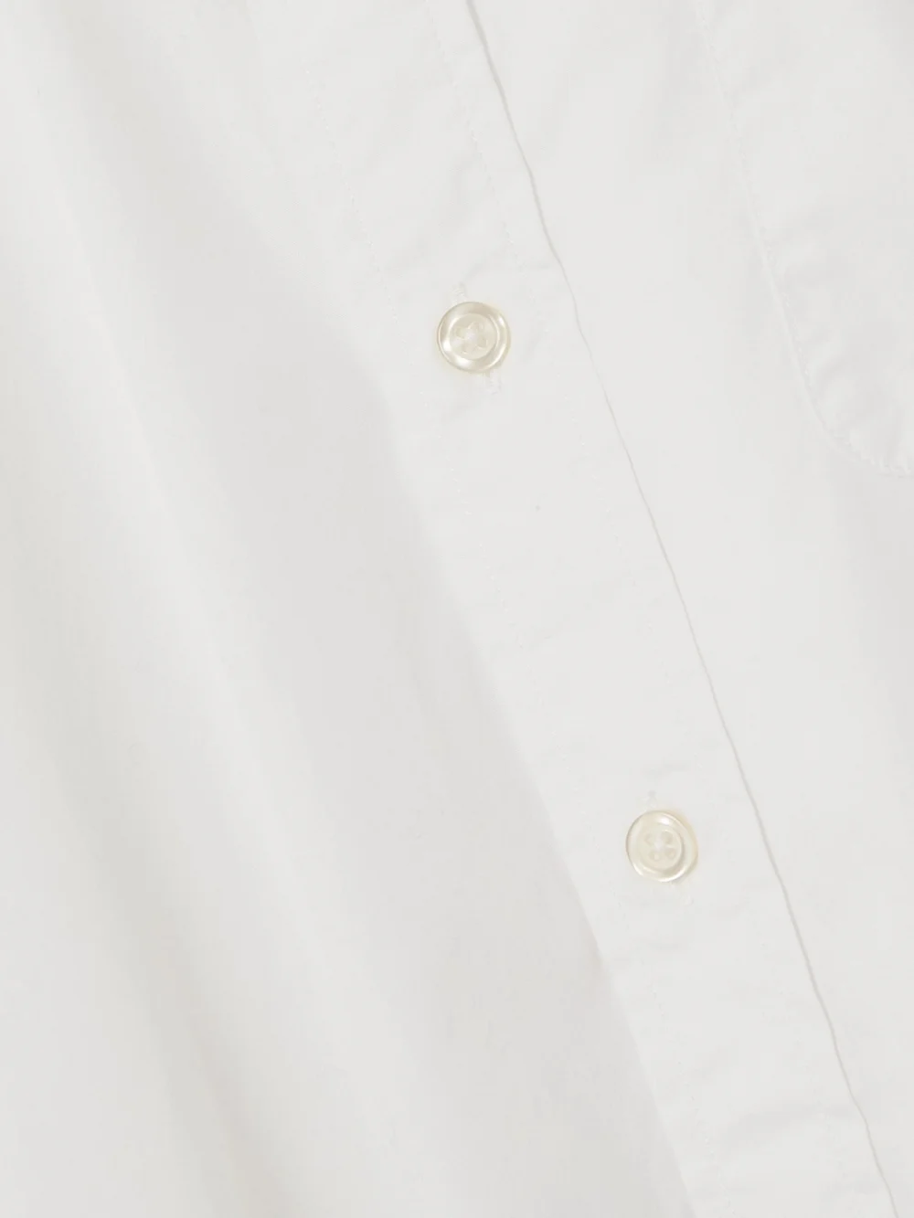 Close-up detail of the R13 Cotton Oxford Shirt