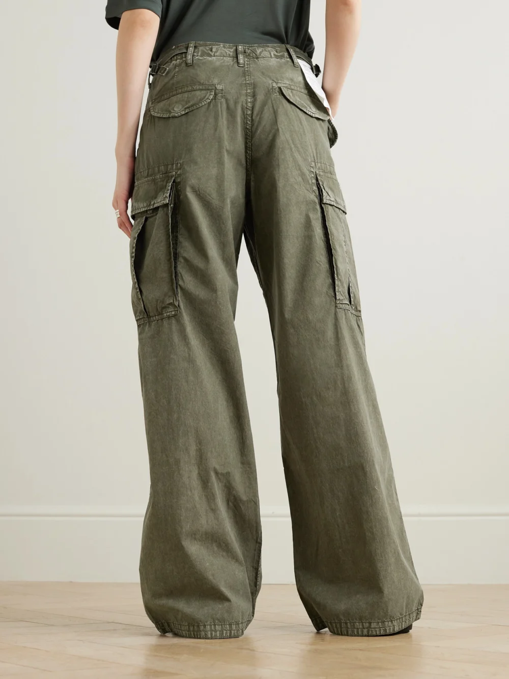 Back view of the R13 Cotton-twill Cargo Pants
