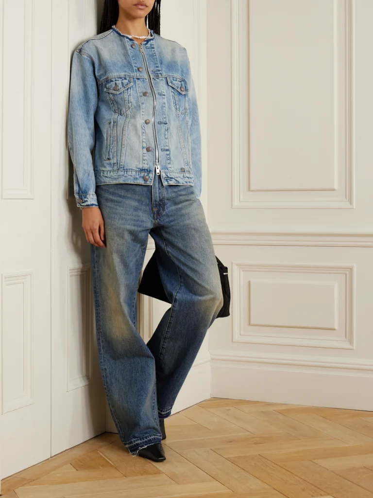 R13 Distressed Denim Jacket