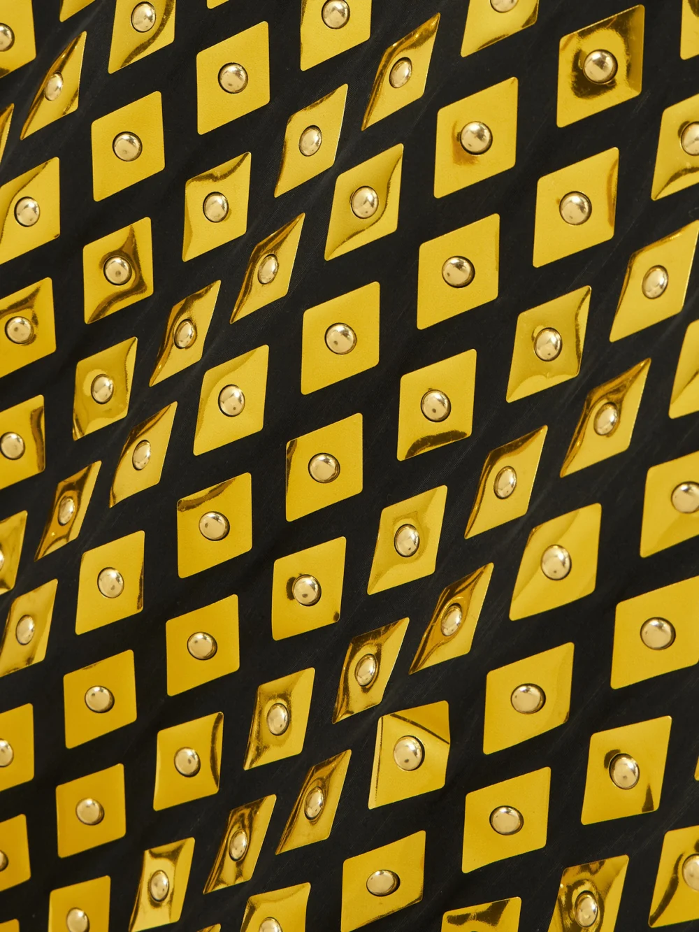 Close-up detail of the Rabanne Embellished Stretch-jersey Midi Dress