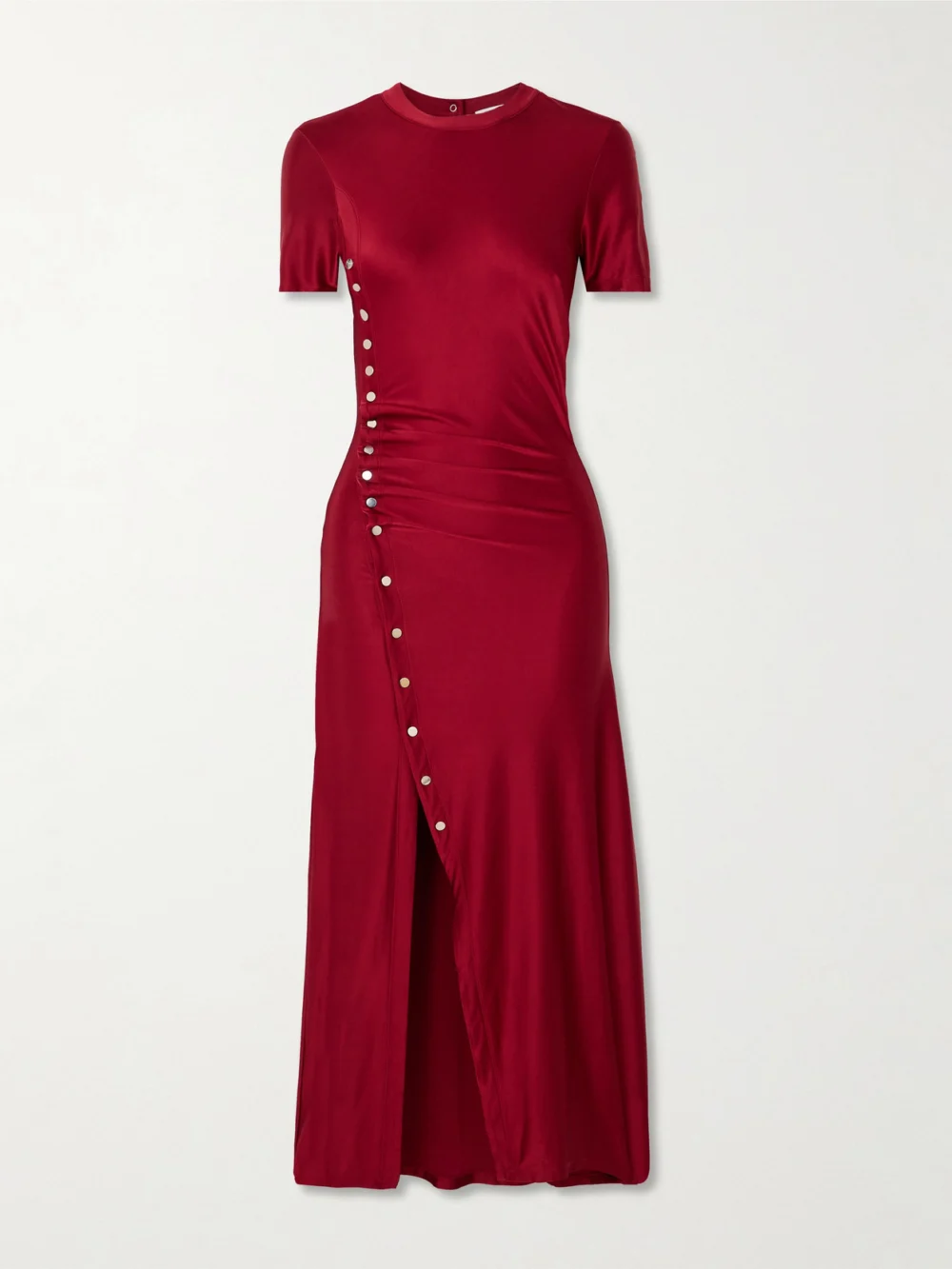 Rabanne Stretch-jersey Midi Dress in red