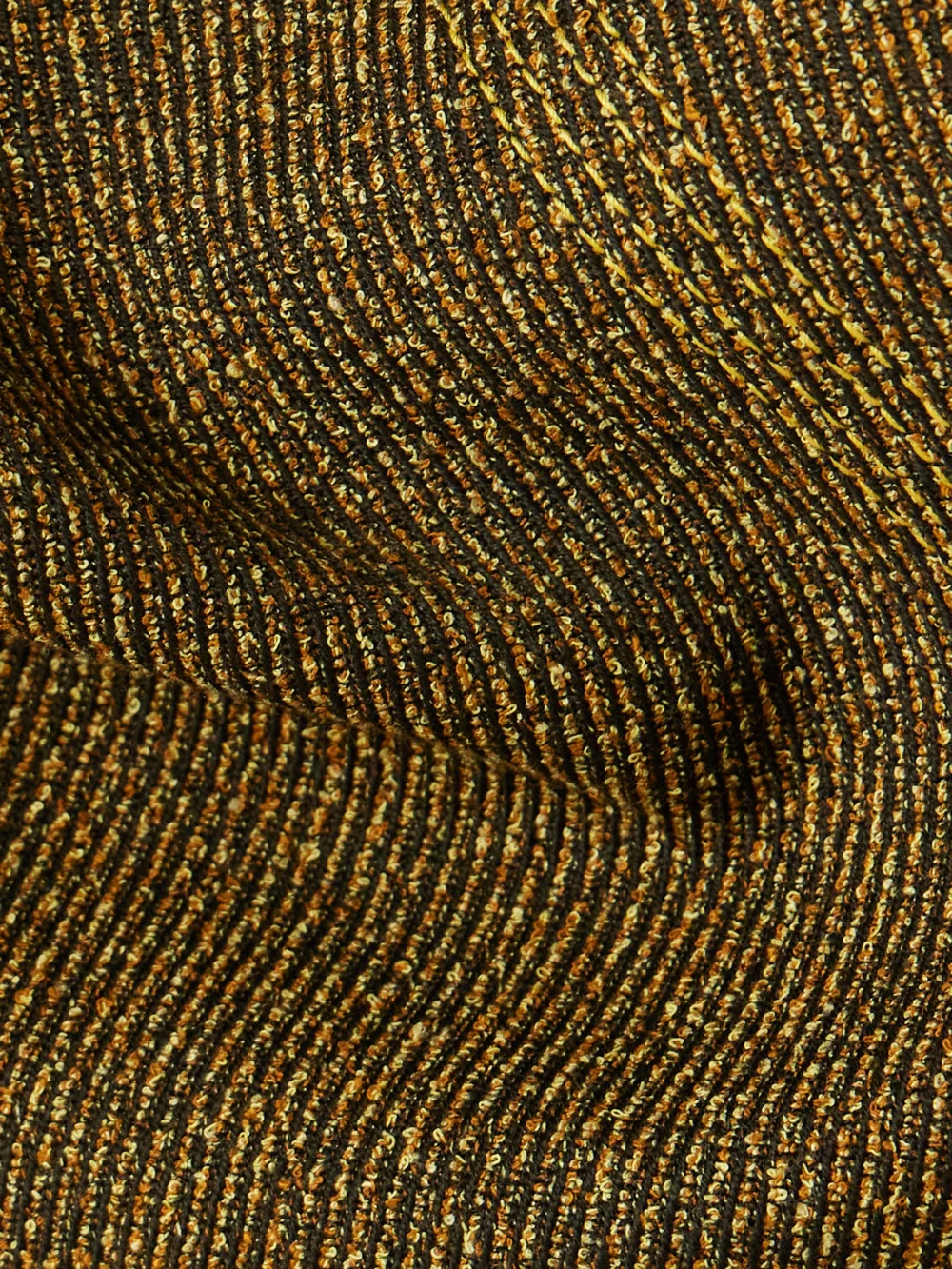 Close-up detail of the Rabanne Wool-blend Bouclé-twill Straight-leg Pants