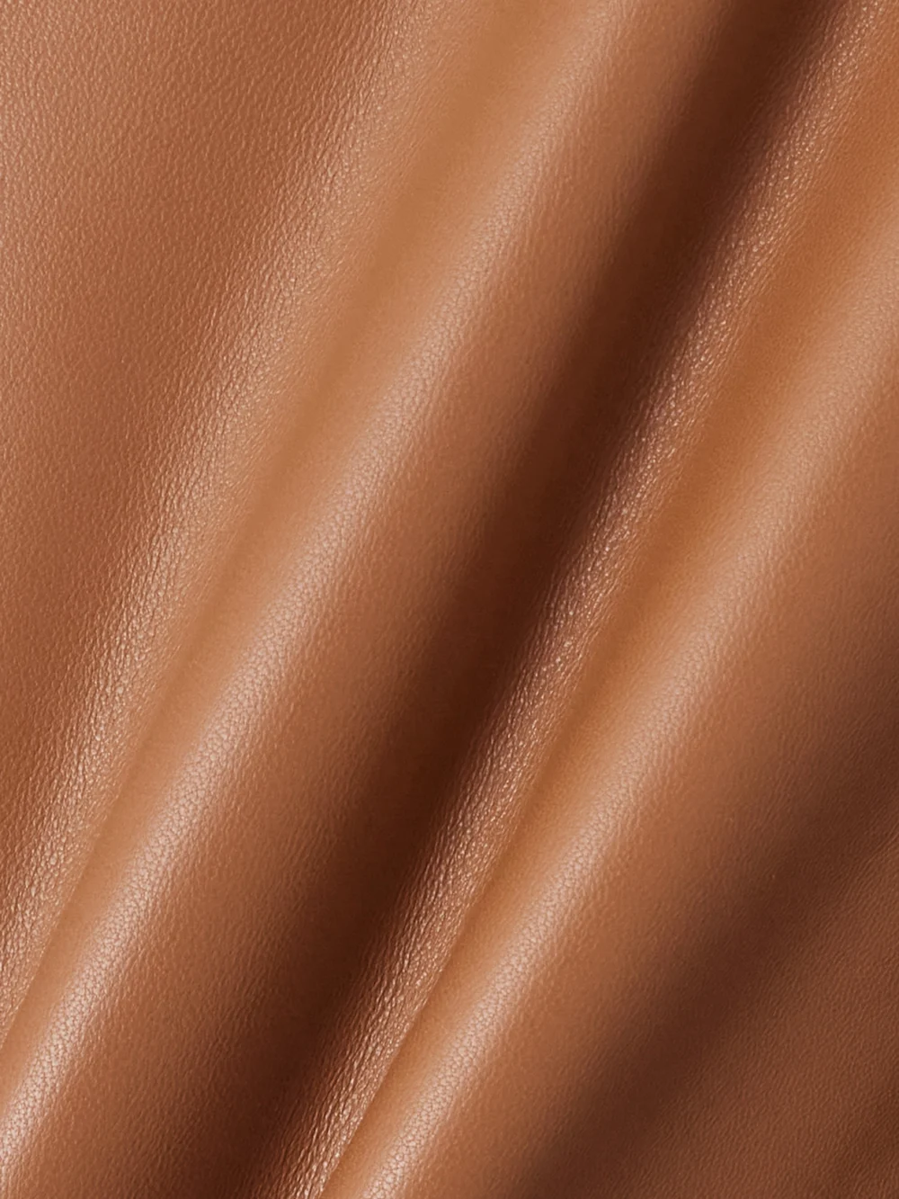 Close-up detail of the Ralph Lauren Collection Benjamen Leather Slim-leg Pants