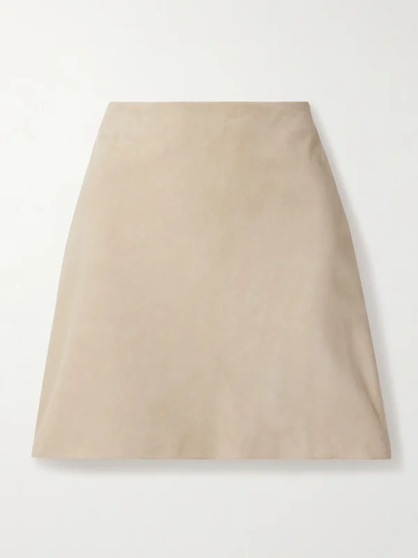 Ralph Lauren Collection Carreen Suede Mini Skirt