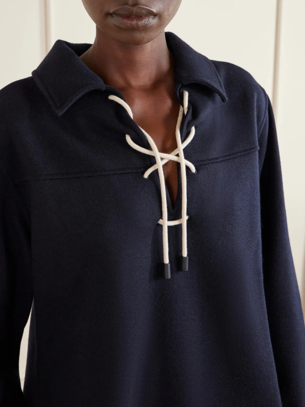 Close-up detail of the Ralph Lauren Collection Cashmere-blend Sweater