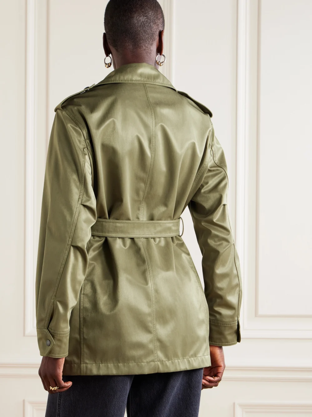 Back view of the Ralph Lauren Collection Teresa Shell Jacket