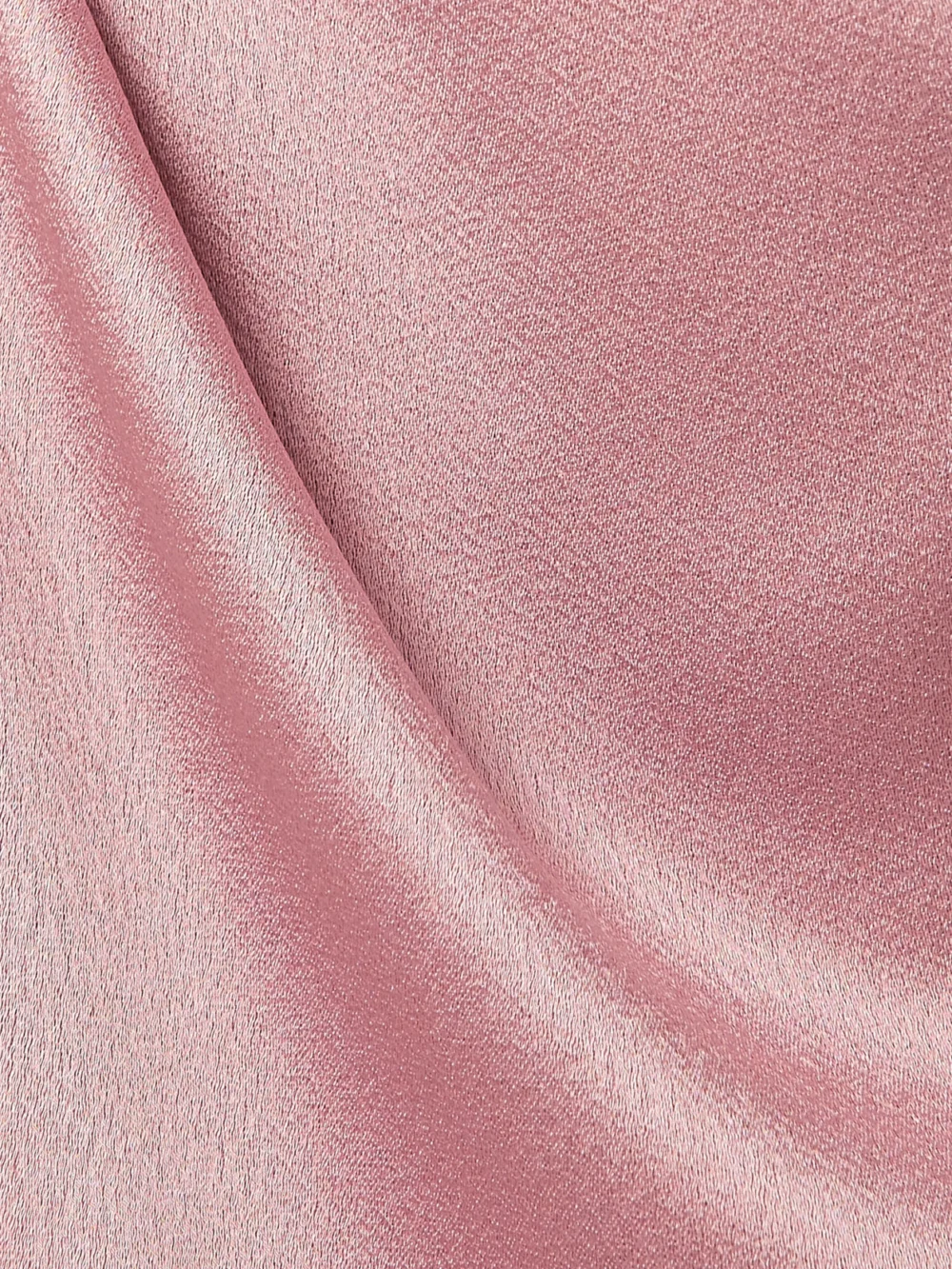 Close-up detail of the Rasario Crystal-embellished Draped Satin Gown