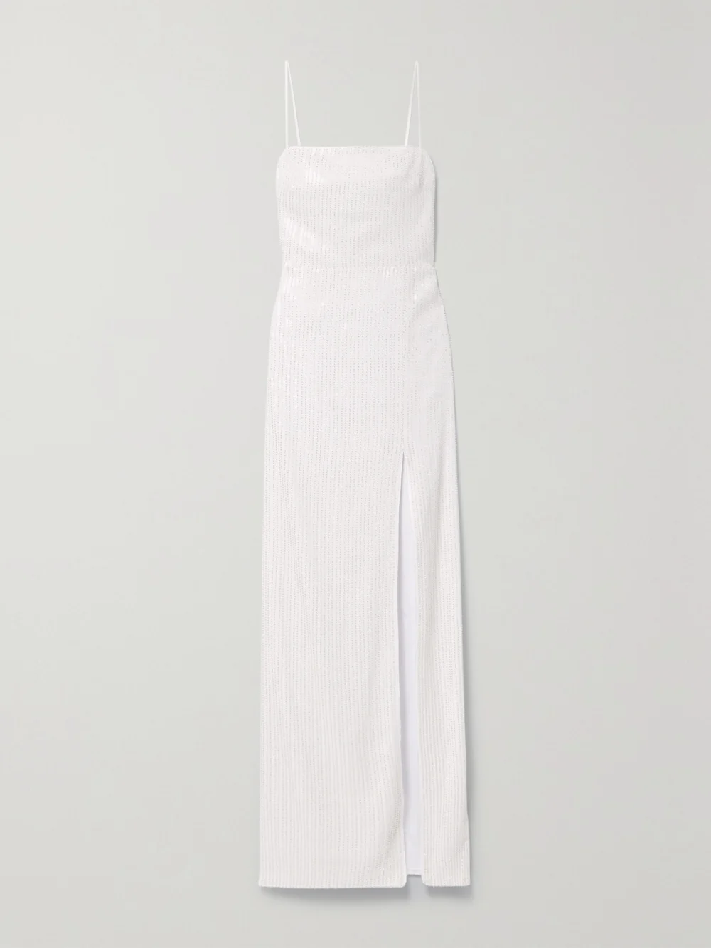 Rasario Sequin-embellished Tulle Gown in white