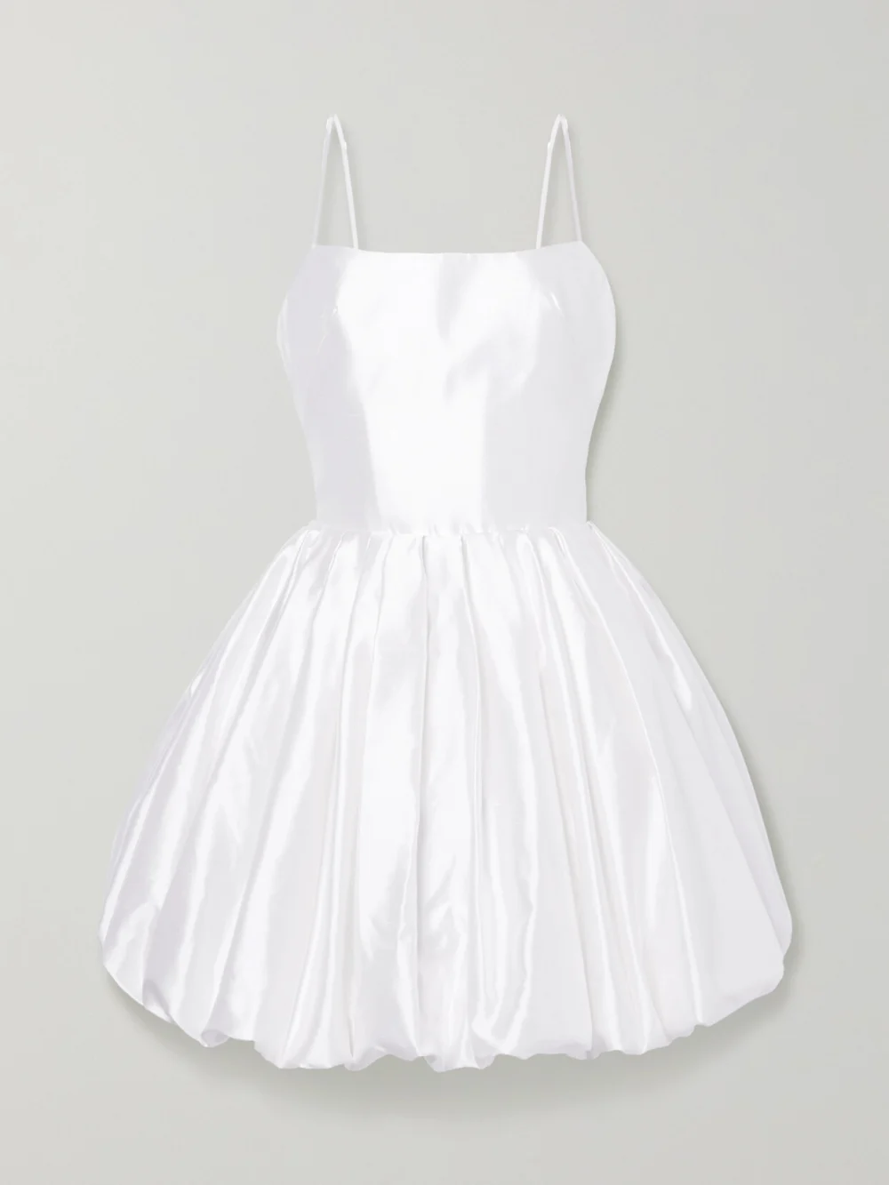 Rasario Silk-satin Mini Dress in white