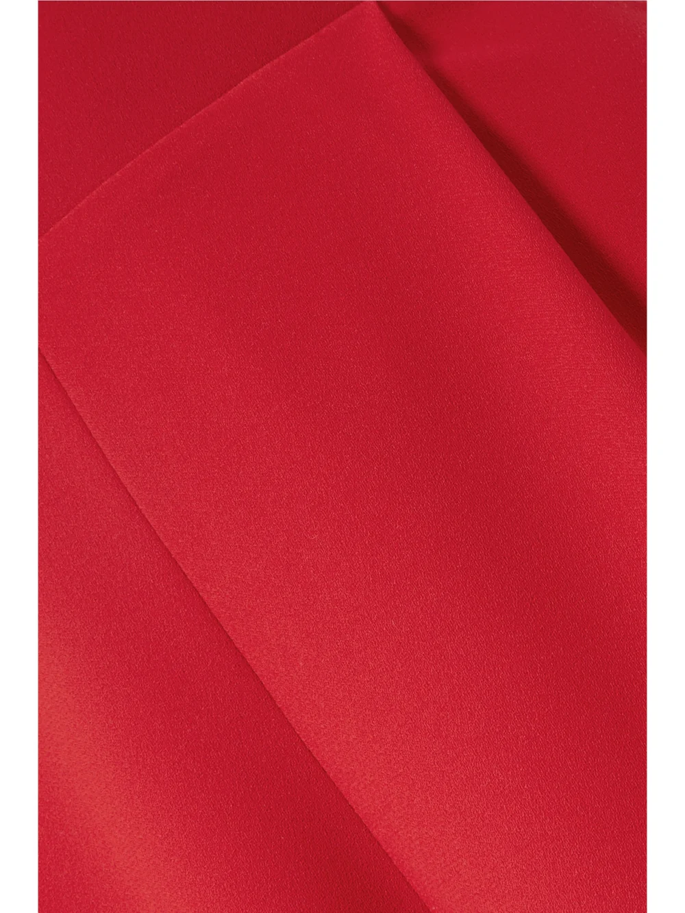 Close-up detail of the Rasario Strapless Crepe Jumpsuit