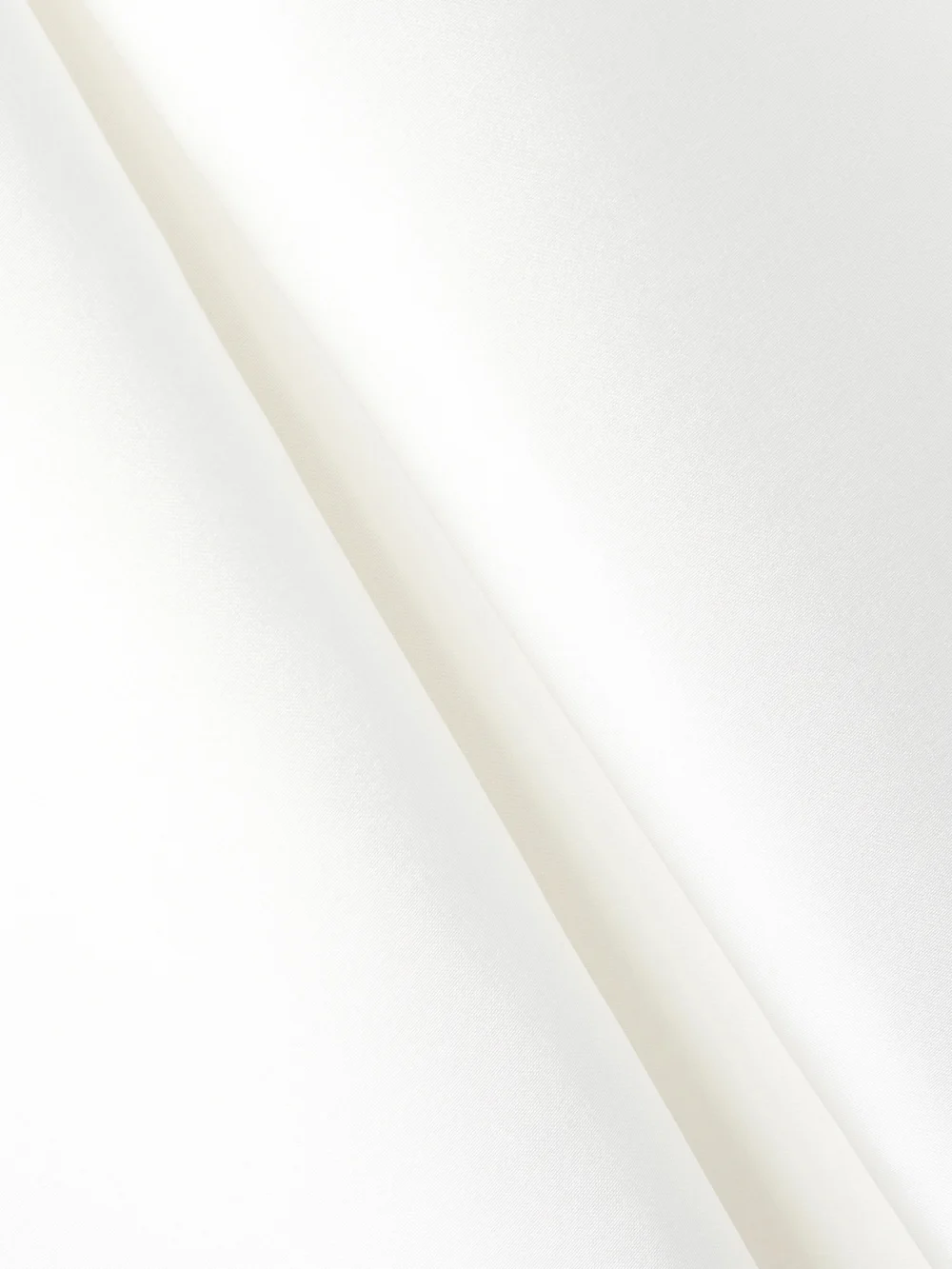 Close-up detail of the Rasario Strapless Pleated Satin Mini Dress