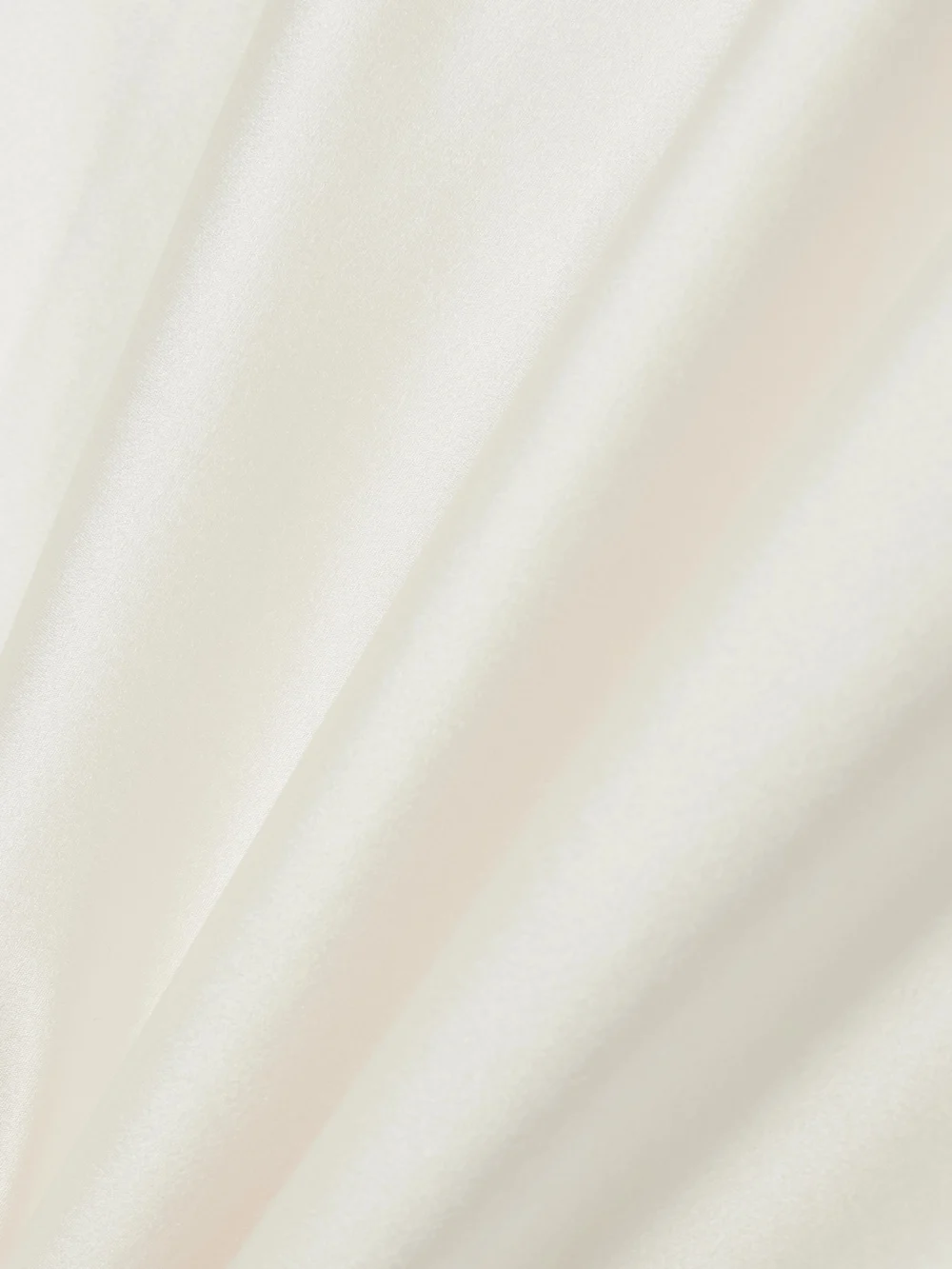 Close-up detail of the Rebecca Vallance Attia Draped Silk-satin Halterneck Gown