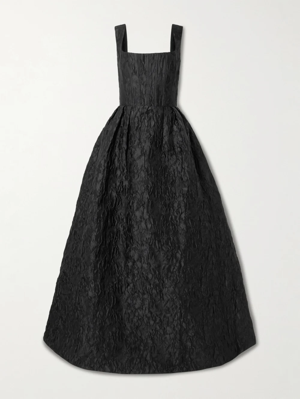 Rebecca Vallance Vanilla Dreams Cloqué Gown in black