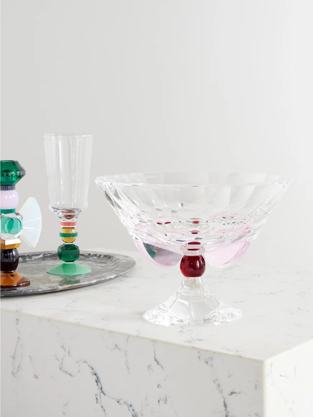 Reflections Copenhagen Amira Small Crystal Bowl, styled view
