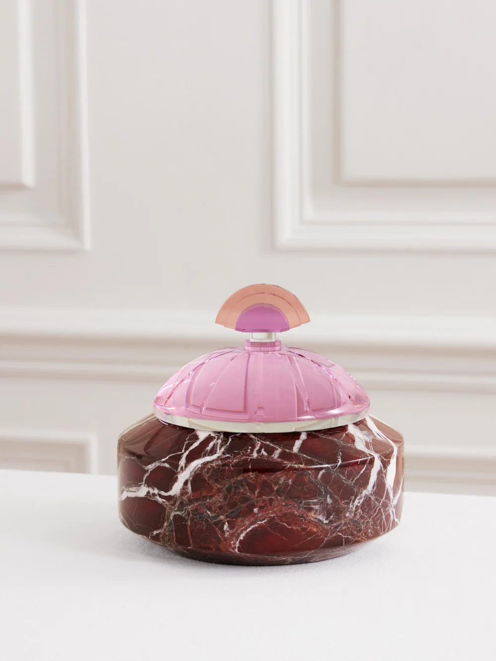 Reflections Copenhagen Cherry Marble and Crystal Bonbonniere in purple